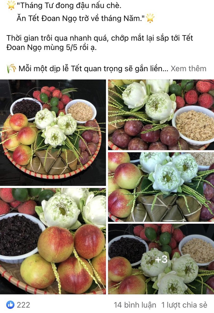 Hà Nội: Nhộn nhịp thị trường ngày cận Tết Đoan Ngọ - Ảnh 1.