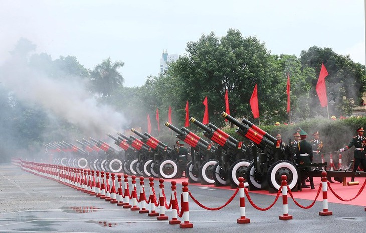 [Photo] Chủ tịch nước Võ Văn Thưởng chủ trì Lễ đón Tổng thống Hàn Quốc - Ảnh 10.