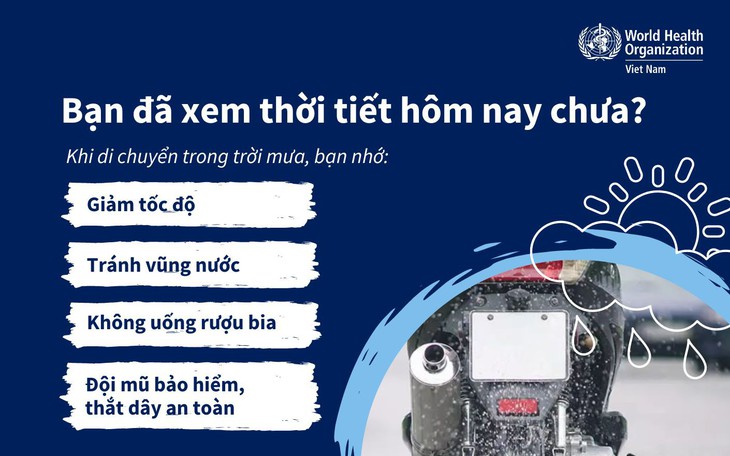 [Infographic] Cẩm nang bảo vệ sức khỏe mùa mưa