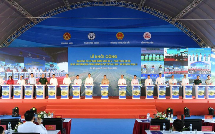 Hà Nội chính thức khởi công dự án đường Vành đai 4 – Vùng Thủ đô