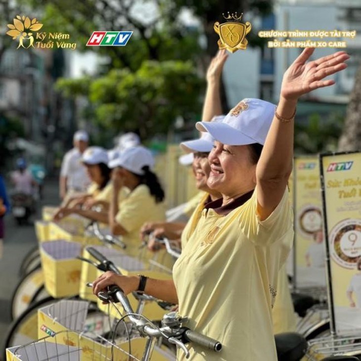 Roadshow XO Care - Đạp xe vui khỏe cùng người cao tuổi - Ảnh 1.