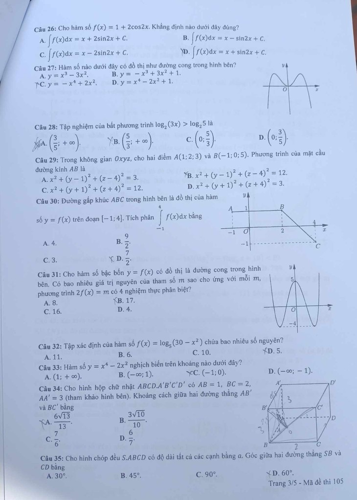 Thí sinh, giáo viên nói gì về đề thi môn Toán? - Ảnh 4.