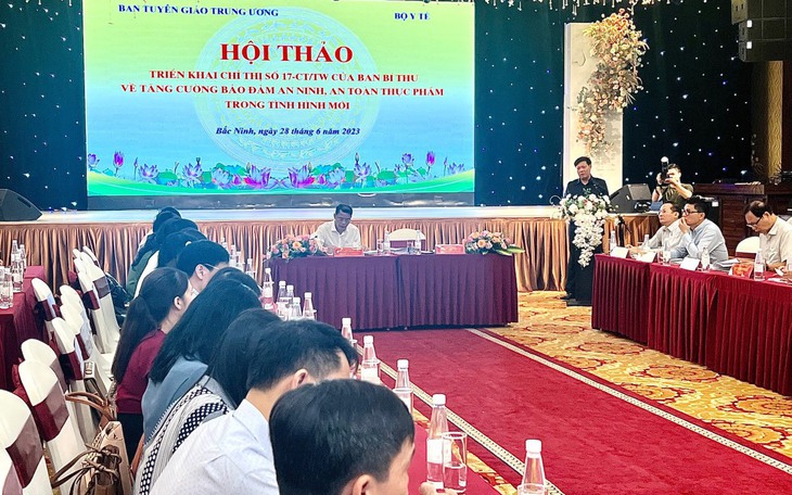 Sẽ xây dựng bộ máy quản lý nhà nước về an toàn thực phẩm theo hướng thống nhất một đầu mối 