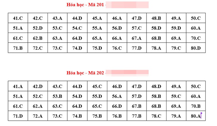 Gợi ý đáp án môn Hóa học tốt nghiệp THPT 2023 - Ảnh 1.