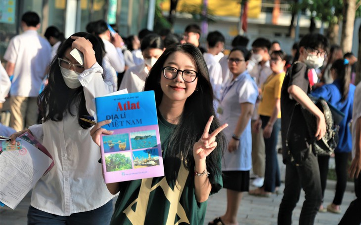 Thí sinh tự tin bước vào ngày cuối Kỳ thi tốt nghiệp THPT 2023