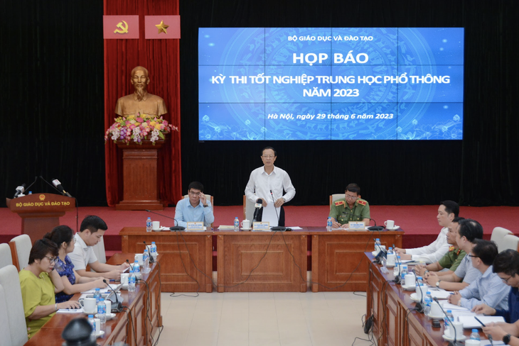 Kết thúc thi tốt nghiệp THPT: Chưa ghi nhận hiện tượng tiêu cực, gian lận có tổ chức - Ảnh 2.