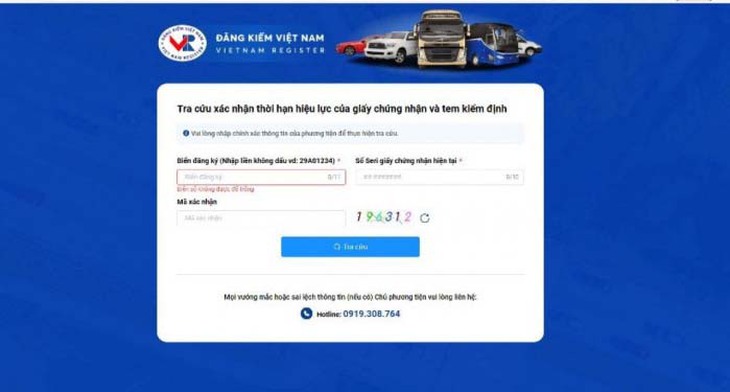 Mẹo tra cứu và cách in giấy xác nhận giãn chu kỳ kiểm định xe ôtô gia đình - Ảnh 2.