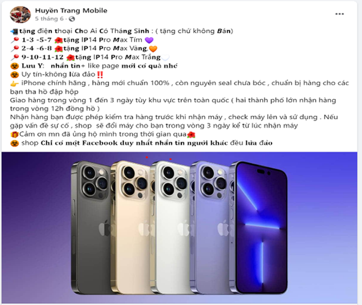 Cảnh báo lừa đảo chiêu trò trúng thưởng mini game tặng điện thoại iPhone - Ảnh 1.