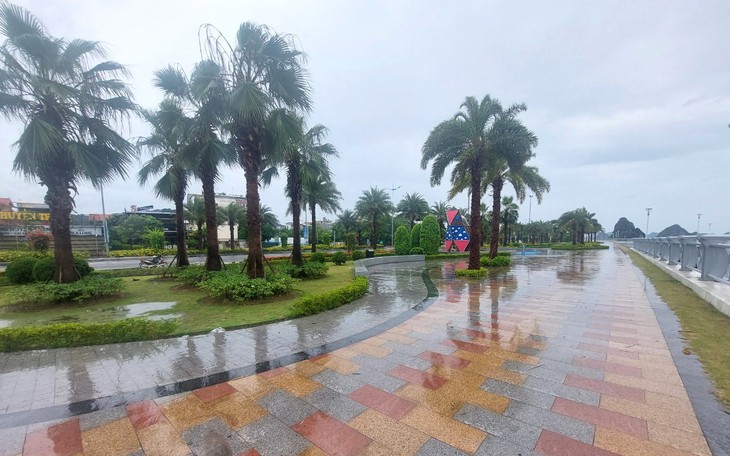 Bão số 1 cách Móng Cái 100 km, nhiều chuyến bay đến/đi tại sân bay Vân Đồn phải hoãn, hủy