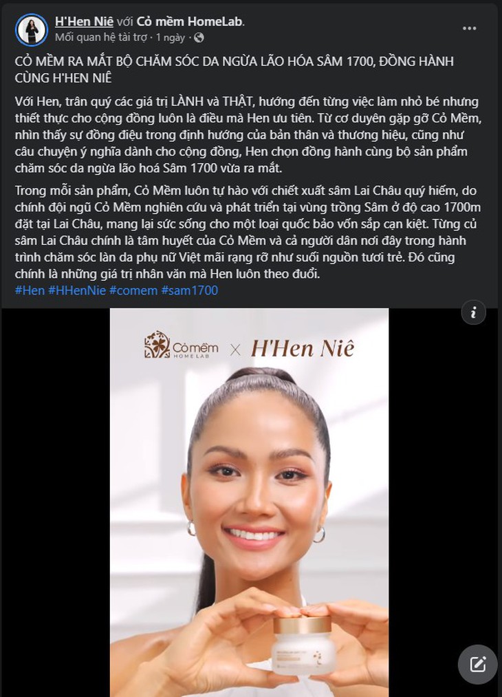 H'Hen Niê: Nguồn cảm hứng cho làn da tươi trẻ từ sâm Lai Châu - Ảnh 1.