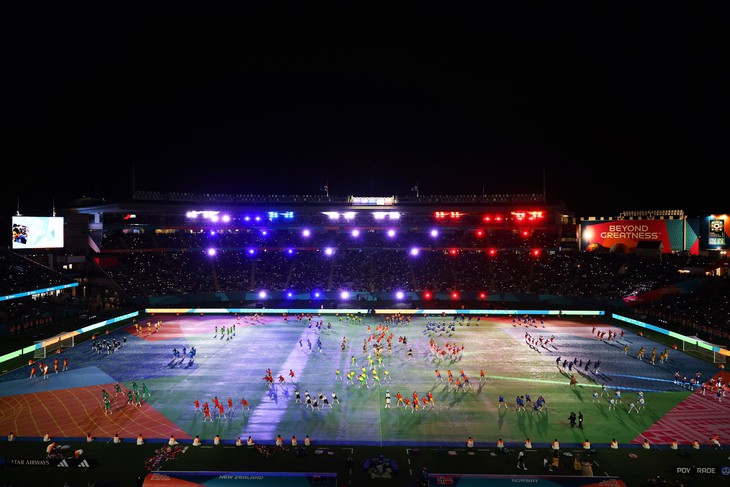 Xúc động với hình ảnh Việt Nam trong lễ khai mạc World Cup nữ 2023 - Ảnh 12.