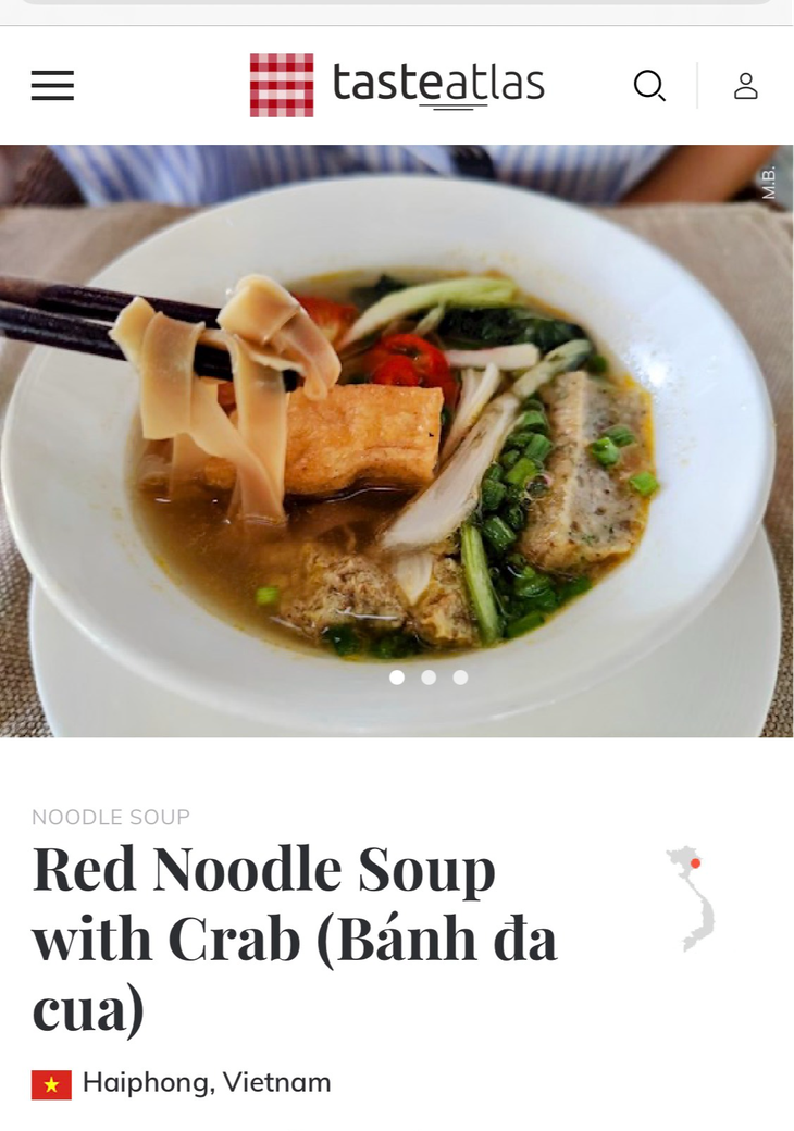 Bánh đa cua của Hải Phòng bất ngờ được cẩm nang ẩm thực đánh giá là món ngon nổi tiếng - Ảnh 1. Bánh đa cua của Hải Phòng bất ngờ được cẩm nang ẩm thực đánh giá là món ngon nổi tiếng - Ảnh 1.