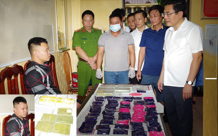 Bắt đối tượng vận chuyển 5 bánh heroin và hơn 10.000 viên ma túy tổng hợp