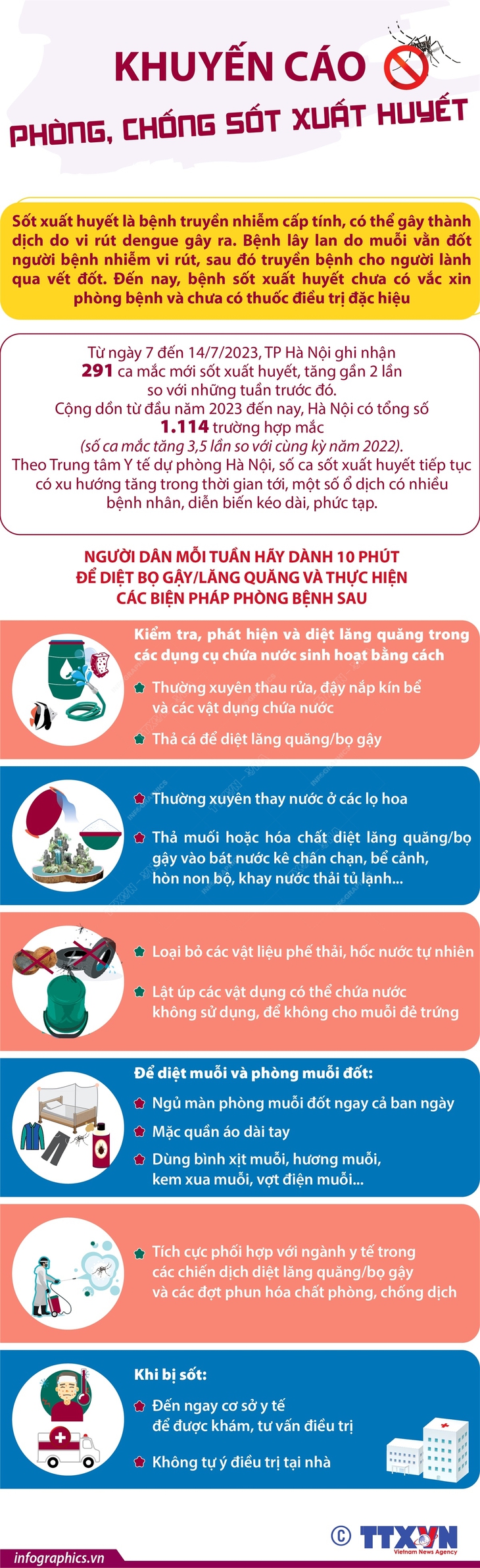 Khuyến cáo phòng, chống sốt xuất huyết - Ảnh 1.