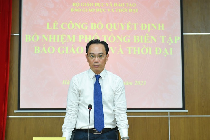 Ông Nguyễn Đức Tuân được bổ nhiệm làm Phó Tổng Biên tập Báo Giáo dục & Thời đại - Ảnh 2. Ông Nguyễn Đức Tuân được bổ nhiệm làm Phó Tổng Biên tập Báo Giáo dục & Thời đại - Ảnh 2.