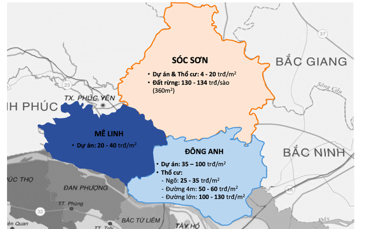 Hà Nội trình phương án quy hoạch thêm 2 thành phố