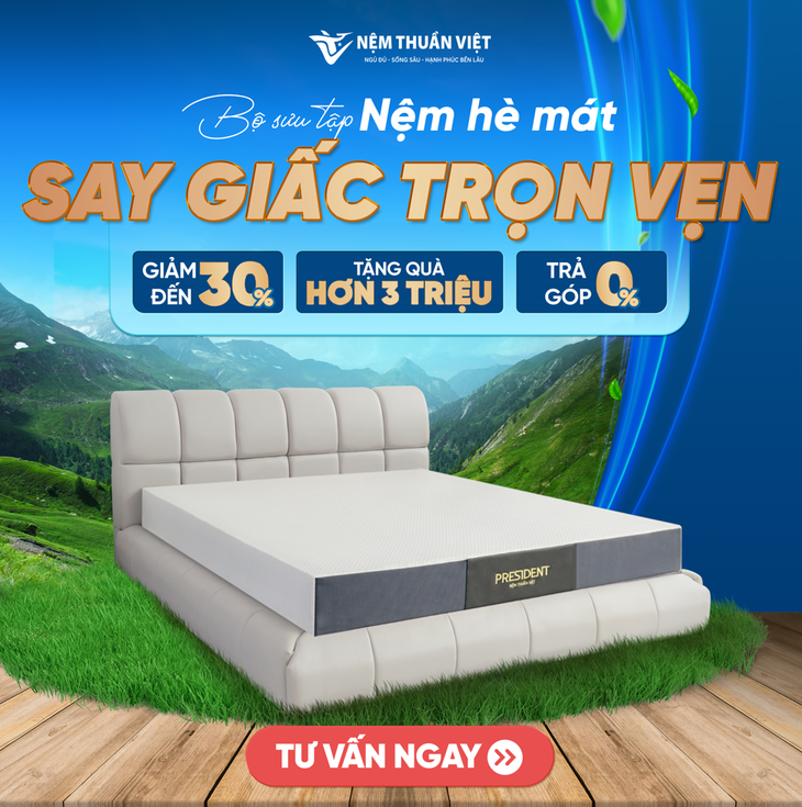 Lựa chọn nệm mùa hè với bộ sưu tập "Nệm Mát" cho giấc ngủ sảng khoái - Ảnh 1. Lựa chọn nệm mùa hè với bộ sưu tập "Nệm Mát" cho giấc ngủ sảng khoái - Ảnh 1.