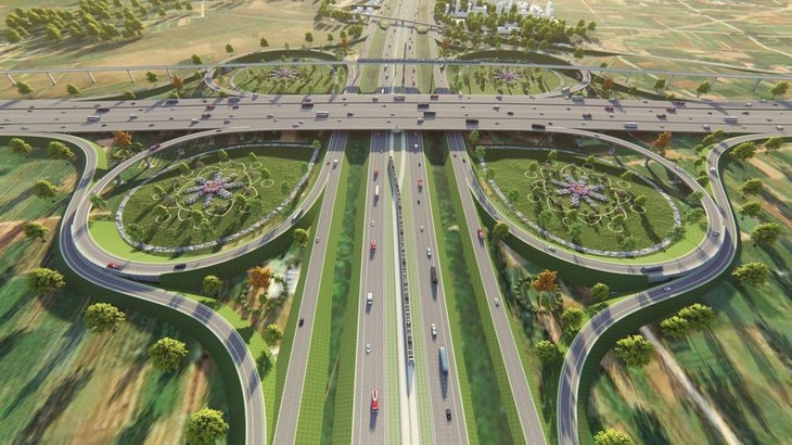 Hà Nội: Thiết kế chung và phối cảnh 8 nút giao đường Vành đai 4 - Ảnh 4.