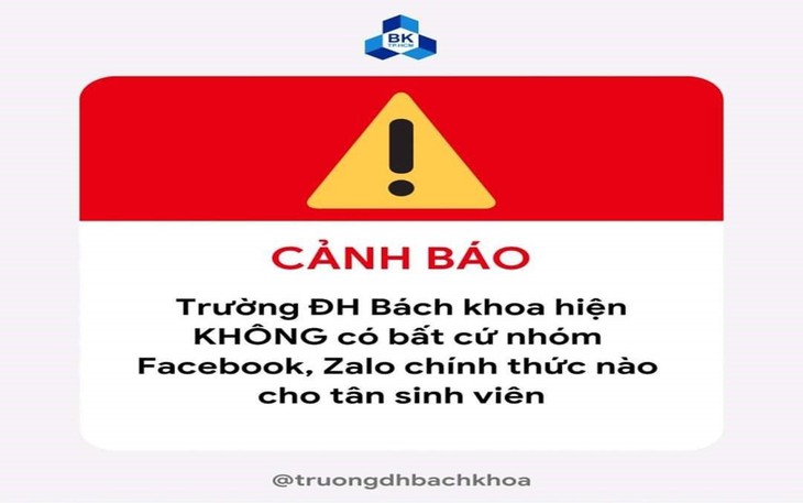 Nhiều trường đại học cảnh báo xuất hiện các nhóm lừa tân sinh viên trên mạng xã hội - Ảnh 2.