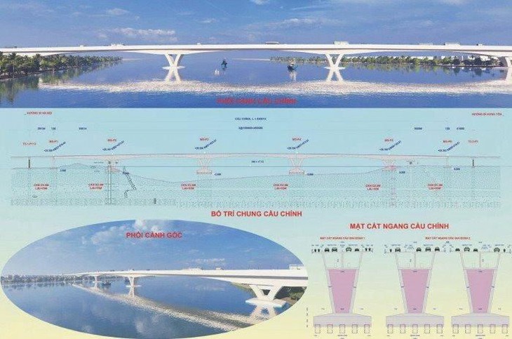 Phối cảnh 3 cầu vượt sông thuộc "siêu" dự án Vành đai 4 - Vùng Thủ đô - Ảnh 3.