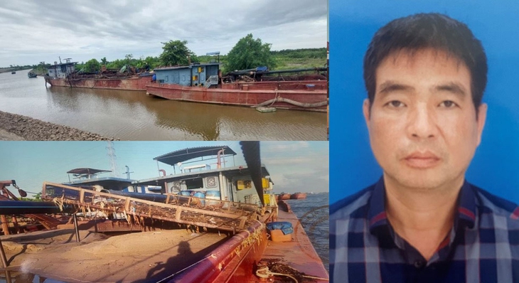 Khởi tố đối tượng khai thác cát trái phép tại Thái Bình - Ảnh 1. Khởi tố đối tượng khai thác cát trái phép tại Thái Bình - Ảnh 1.