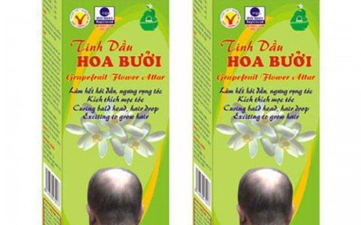 Thu hồi toàn quốc lô tinh dầu hoa bưởi ngăn rụng tóc kém chất lượng