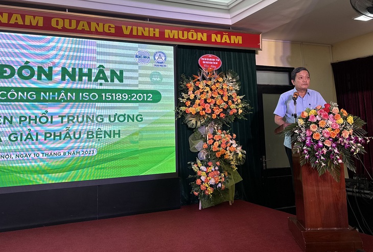 Khoa Giải phẫu bệnh BV Phổi Trung ương đạt chứng chỉ ISO15189:2012 - Ảnh 1.
