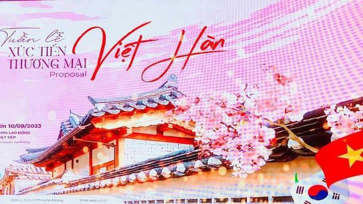 Sắp diễn ra xúc tiến thương mại Việt Hàn năm 2023 tại Hải Phòng - Ảnh 1. Sắp diễn ra xúc tiến thương mại Việt Hàn năm 2023 tại Hải Phòng - Ảnh 1.