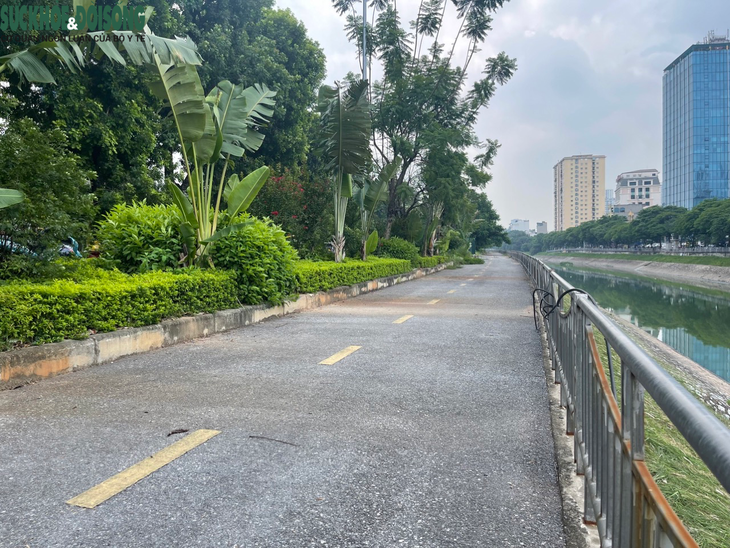 Bất ngờ diện mạo mới của tuyến đường đi bộ ven sông Tô Lịch - Ảnh 4.