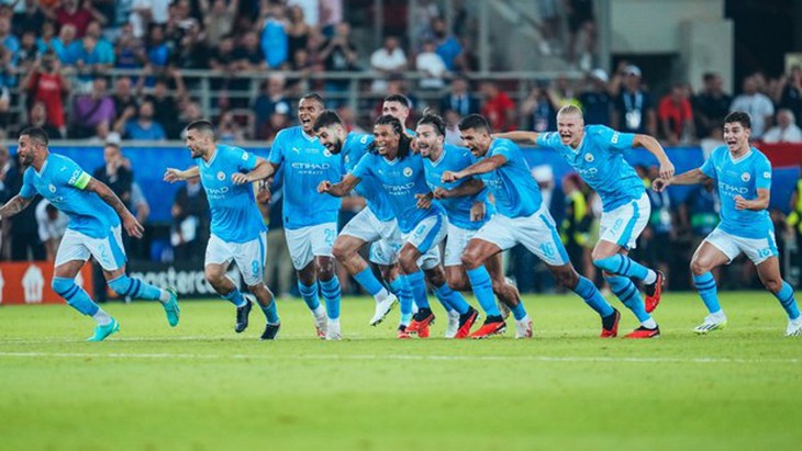 Manchester City giành Siêu cúp châu Âu sau loạt luân lưu kịch tính - Ảnh 2.