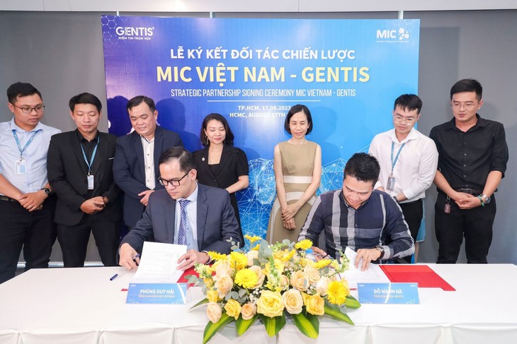 Lễ ký kết đối tác chiến lược giữa GENTIS và MIC Việt Nam - Ảnh 1. Lễ ký kết đối tác chiến lược giữa GENTIS và MIC Việt Nam - Ảnh 1.