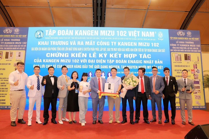 Công ty Kangen Mizu 102 ra mắt tại Việt Nam - Ảnh 2. Công ty Kangen Mizu 102 ra mắt tại Việt Nam - Ảnh 2.