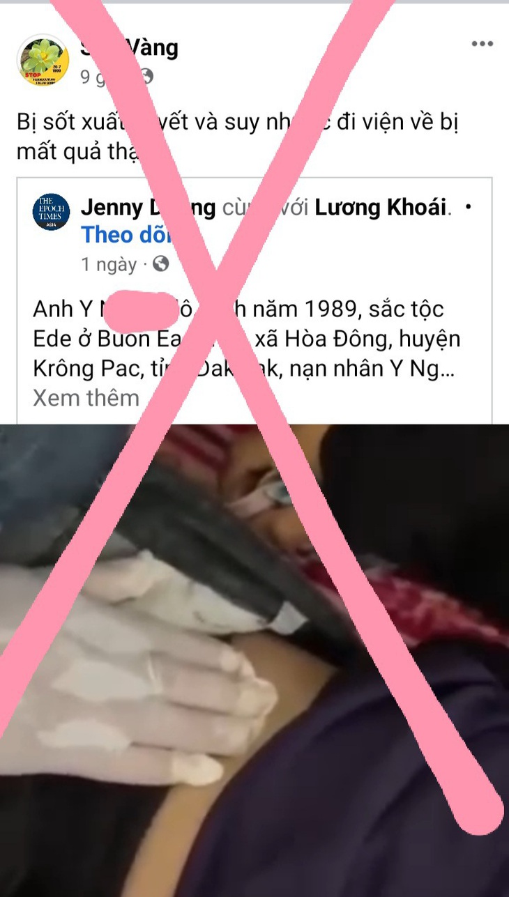 Thông tin bệnh nhân bị mổ lấy thận tại bệnh viện ở Đắk Lắk là sai sự thật - Ảnh 2. Thông tin bệnh nhân bị mổ lấy thận tại bệnh viện ở Đắk Lắk là sai sự thật - Ảnh 2.