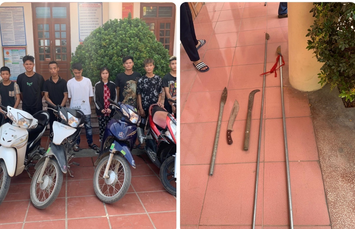 Khởi tố nhóm thanh niên mang hung khí đi giải quyết mâu thuẫn - Ảnh 1. Khởi tố nhóm thanh niên mang hung khí đi giải quyết mâu thuẫn - Ảnh 1.