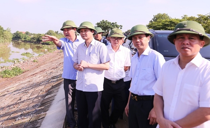 Khẩn trương đầu tư, nâng cấp đê sông Càn - Ảnh 2.
