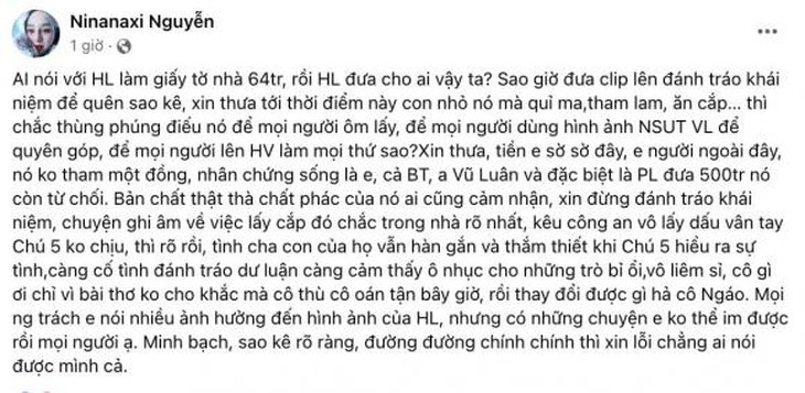 Lộ đoạn ghi âm của cố nghệ sĩ Vũ Linh nói con gái Hồng Loan ăn cắp, lừa tiền của mình - Ảnh 3. Lộ đoạn ghi âm của cố nghệ sĩ Vũ Linh nói con gái Hồng Loan ăn cắp, lừa tiền của mình - Ảnh 3.