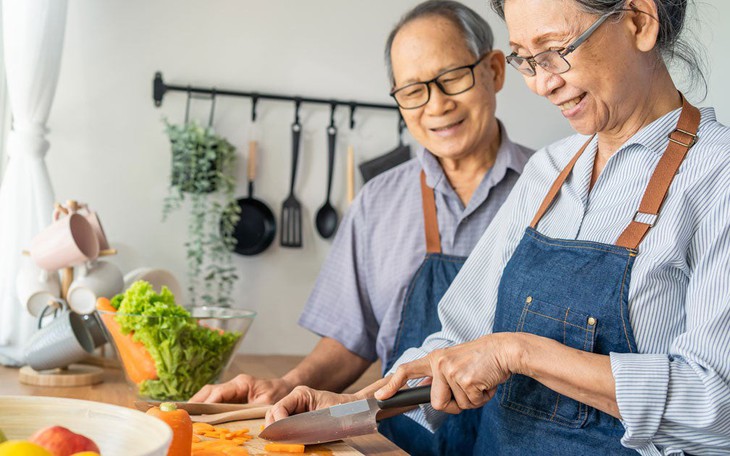 Thực đơn mẫu giúp người cao tuổi ngon miệng, đủ chất, tăng đề kháng