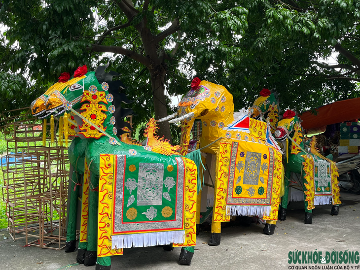 Thủ phủ vàng mã ngoại thành Hà Nội tất bật trước ngày Rằm tháng 7 - Ảnh 5.