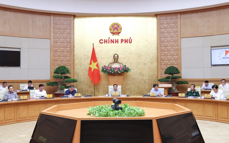 Thủ tướng chủ trì Phiên họp Chính phủ chuyên đề pháp luật tháng 8 để thảo luận về 4 dự án luật