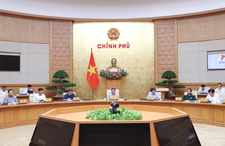 Thủ tướng chủ trì Phiên họp Chính phủ chuyên đề pháp luật tháng 8 để thảo luận về 4 dự án luật - Ảnh 1.