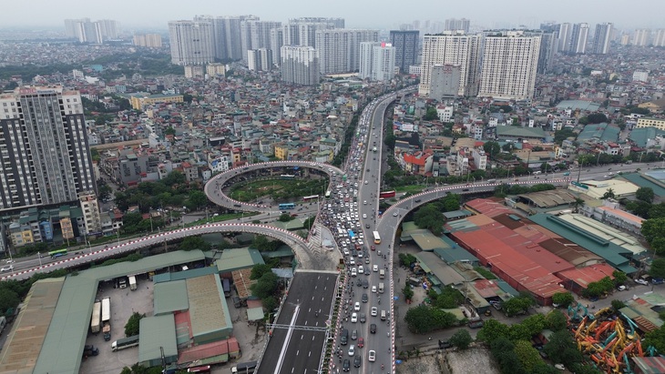Hướng di chuyển mới người dân cần lưu ý khi cầu Vĩnh Tuy 2 thông xe - Ảnh 4. Hướng di chuyển mới người dân cần lưu ý khi cầu Vĩnh Tuy 2 thông xe - Ảnh 4.