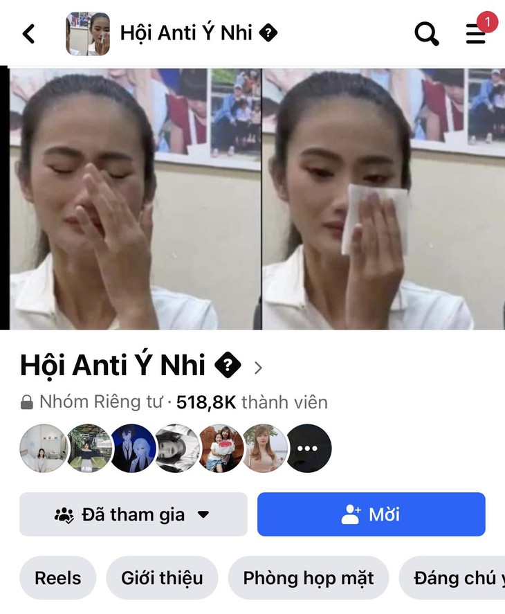 Group anti Hoa hậu Ý Nhi chính thức cán mốc hơn nửa triệu thành viên, nguyên nhân do đâu? - Ảnh 1. Group anti Hoa hậu Ý Nhi chính thức cán mốc hơn nửa triệu thành viên, nguyên nhân do đâu? - Ảnh 1.