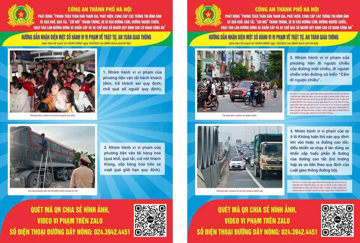 Hà Nội: Người dân có thêm cách để phản ánh vi phạm giao thông - Ảnh 2.
