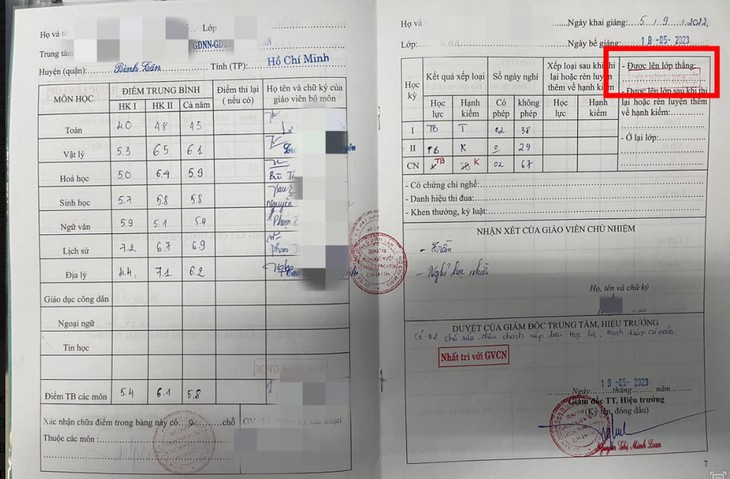 Không đủ điều kiện dự thi tốt nghiệp nhưng vẫn nhận được giấy dự thi, đi thi và đỗ tốt nghiệp - Ảnh 1.