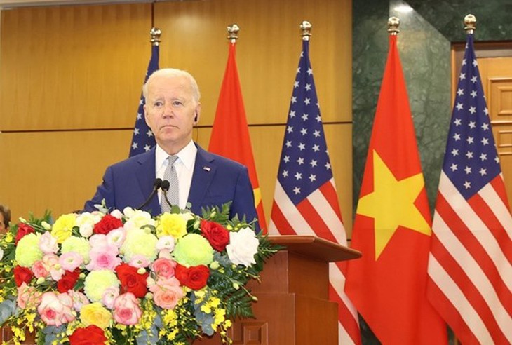 Tuyên bố chung về quan hệ Đối tác Chiến lược Toàn diện Việt Nam-Hoa Kỳ - Ảnh 3. Tuyên bố chung về quan hệ Đối tác Chiến lược Toàn diện Việt Nam-Hoa Kỳ - Ảnh 3.