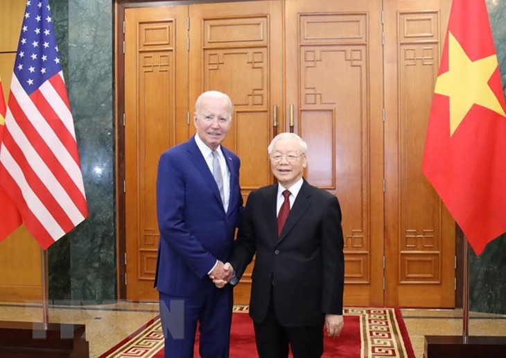 Tuyên bố chung về quan hệ Đối tác Chiến lược Toàn diện Việt Nam-Hoa Kỳ - Ảnh 1. Tuyên bố chung về quan hệ Đối tác Chiến lược Toàn diện Việt Nam-Hoa Kỳ - Ảnh 1.