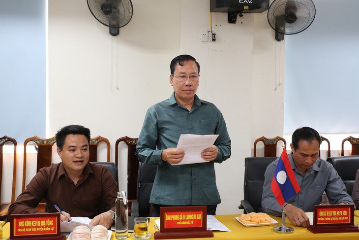 Hội nghị trao đổi kinh nghiệm, hợp tác y tế biên giới giữa Bolykhamxay và Hà Tĩnh - Ảnh 3. Hội nghị trao đổi kinh nghiệm, hợp tác y tế biên giới giữa Bolykhamxay và Hà Tĩnh - Ảnh 3.