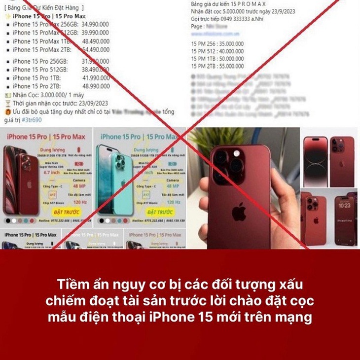 Cảnh báo lừa đảo mua Iphone 15 qua mạng - Ảnh 2.