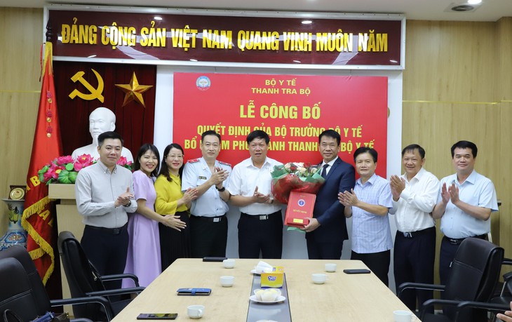 Bộ Y tế bổ nhiệm Phó Chánh Thanh tra Bộ - Ảnh 1.