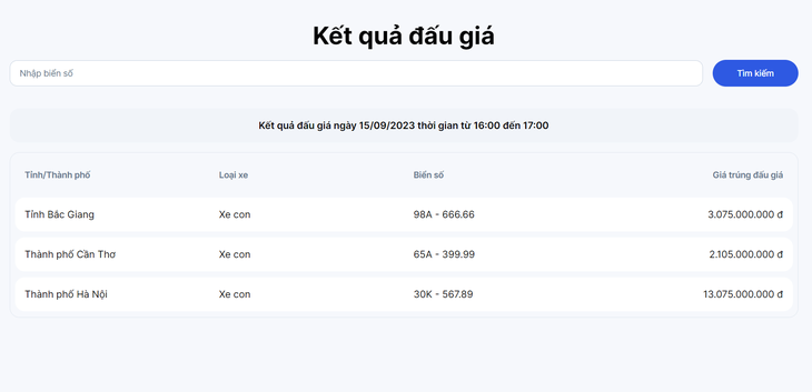 Kết thúc ngày đấu giá đầu tiên, 3 biển số cuối chốt giá hơn 18 tỷ đồng - Ảnh 2. Kết thúc ngày đấu giá đầu tiên, 3 biển số cuối chốt giá hơn 18 tỷ đồng - Ảnh 2.